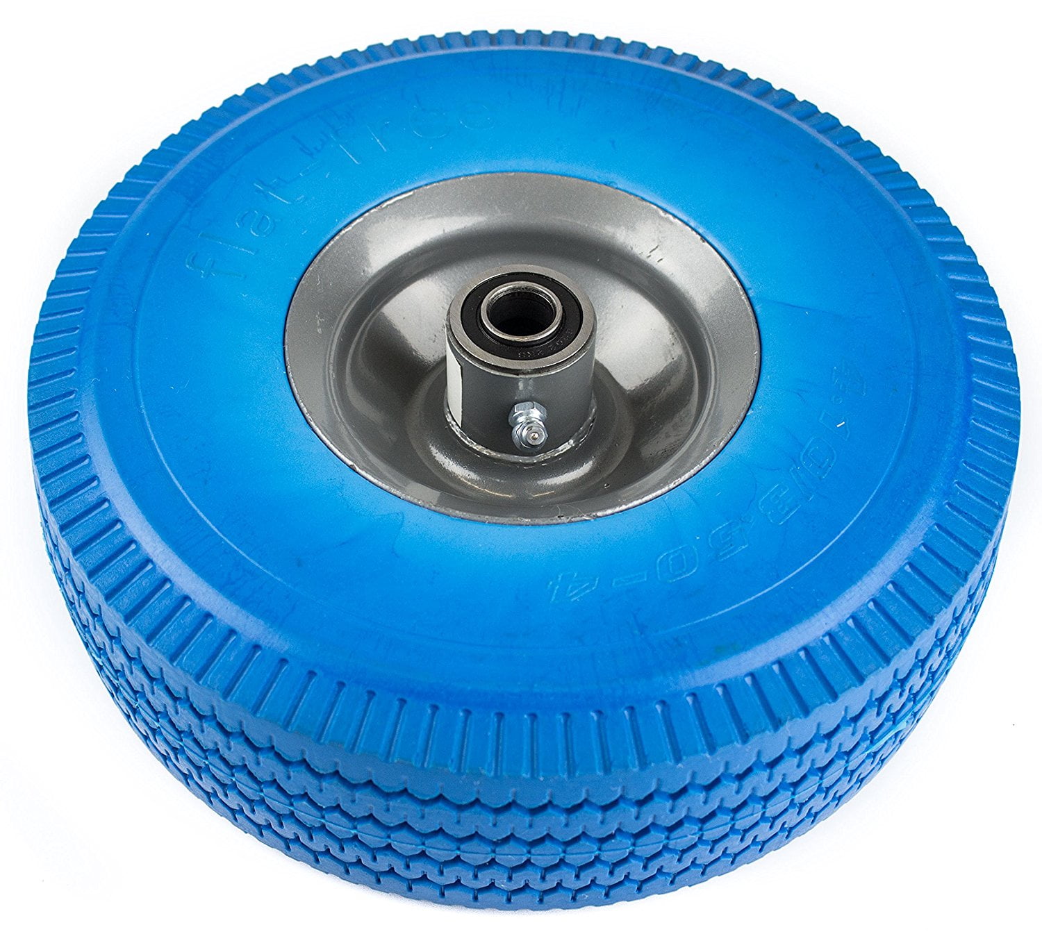 Rk Heavy Duty Solid Rubber Flat Free Tubeless Hand Truck Utility Tire Wheels 5 8 Ball Bearing 2 1 4 Offset Hub 4 10 3 50 4 Tire Building Supplies Tools Home Improvement Smileforallsociety Org