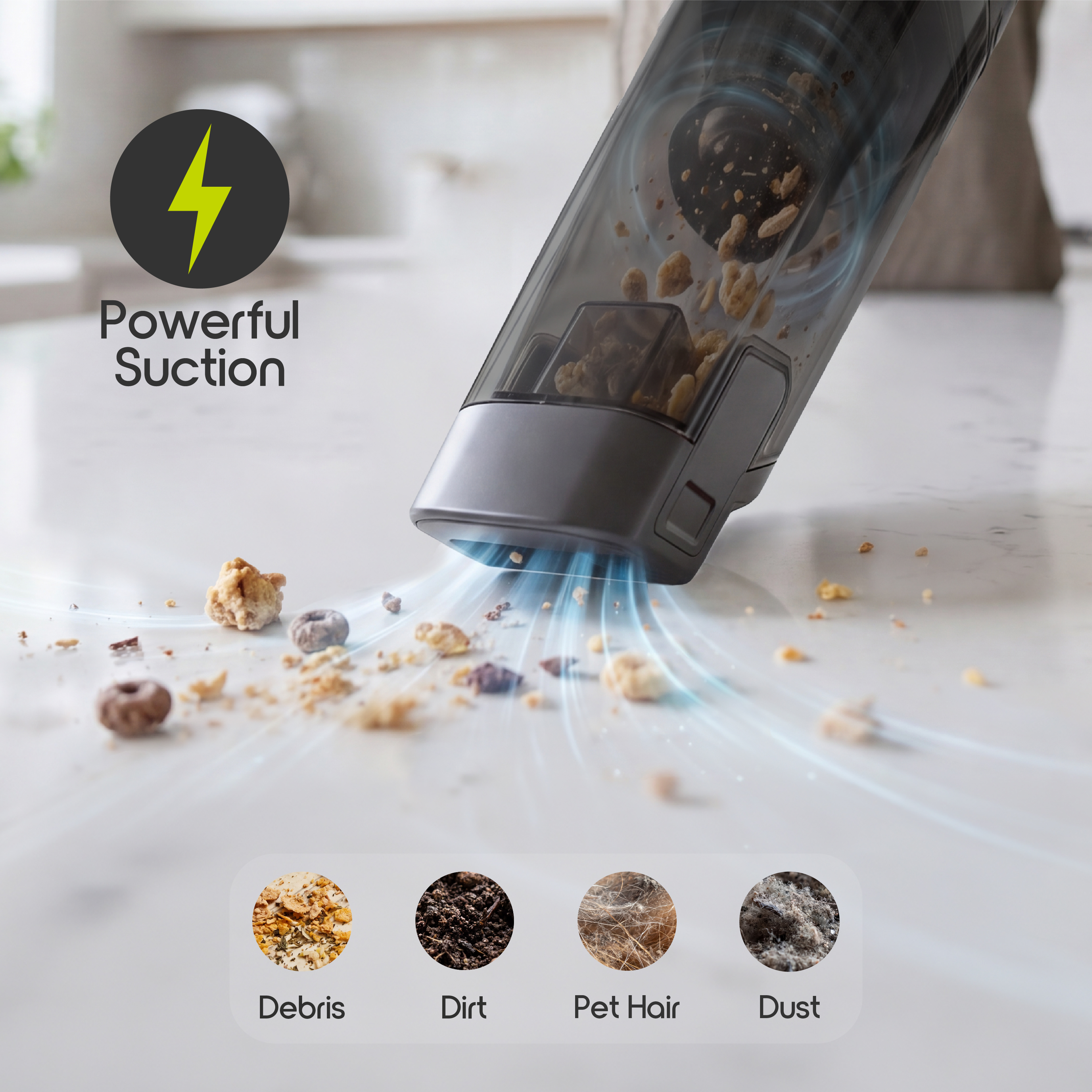 IonVac PowerMax Cordless Handheld Vacuum, Black photo 4
