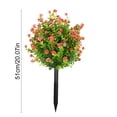 thumbnail image 3 of Árbol Artificial Realista de 50 Cm (20 Pulgadas) para Colocar En El Suelo, Ideal para Decoración de Jardines Exteriores. Estaca de Plástico Realista para Céspedes, Caminos y Paisajismo, Perfecta para, 3 of 6