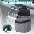 thumbnail image 2 of MesaSe Multifunctional Car Pocket Automotive Air Vent Cards Mobile Phone Storage Pouch Small Bag New, 2 of 8