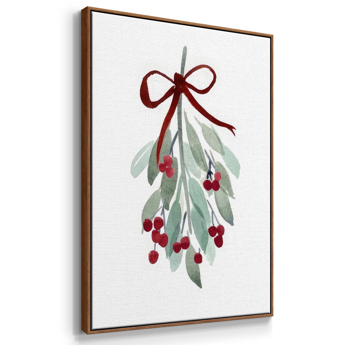 Come Across I - Framed Gallery Wrapped Holiday Canvas - 25 x 37 - Rosewood Frame
