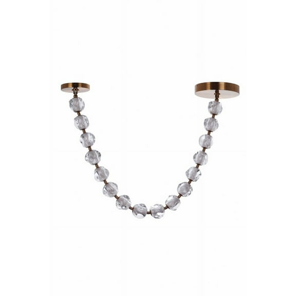 Craftmade 59493 Jackie 13" Wide Led Multi Light Pendant - Brass