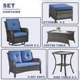 thumbnail image 4 of POCASSY 8 Piece Rattan Sofa Seating Group with Cushions, 4 of 11