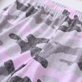 thumbnail image 4 of HAHDAXIA Womens Pajama Set Cotton Capri Pant Pyjama Short Sleeve Sleepwear Summer Pjs, 4 of 5