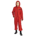 thumbnail image 2 of Disguise Costume, Official Unisex Red Money Heist Jumpsuit for Adults, As Shown, Men's Size Extra Large (50-52), 2 of 9