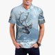 thumbnail image 1 of Balery Winter Reindeer In Snowy Mountains Camisa Polo de Hombre con Estampado, de Manga Corta y Tejido Medio, Camisa Tipo Golf Polo-Large, 1 of 6