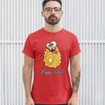 thumbnail image 3 of Tee Hunt Happy Easter Crazy Egg T-shirt Egg Tapping Religious Holiday Men's Tee, Red, 3X-Large, 3 of 5