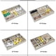 thumbnail image 4 of de 6 bandejas para joyas, inserto de terciopelo para cajones, apilable, 4 of 5