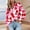 Light Pink, variant on Endives Women's Button Down Shirt V Neck Floral Printed Long Sleeved Shirt Casual Blouse for Women Trendy Ladies Blouse Shirt Business Work Shirt SB1 S