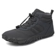 thumbnail image 4 of Zapatos Deportivos Cálidos Botas Senderismo Felpa Nieve Forradas Piel Mujeres Hombres para El Invierno, 4 of 9