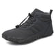 thumbnail image 4 of Botas Con Cordones Zapatos Nieve Al Tobillo Forro Piel Útil Mujeres Hombres para El Invierno, 4 of 9