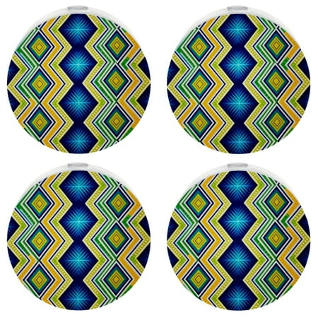 

YZUOUZY Lamp for Bedroom Small Lamp a Set of 4 Art Painting Retro Painting
