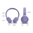 thumbnail image 3 of Audifonos JBL Tune 520BT Inalambricos Bluetooth Lila, 3 of 5