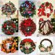 thumbnail image 4 of Christmas wreath 2024 Christmas decoration shopping mall hotel 30CM small wreath window pendant, 4 of 4