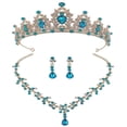 thumbnail image 1 of Elegant Wedding Jewellery Collection with Crystal Tiara and Necklace, 1 of 2