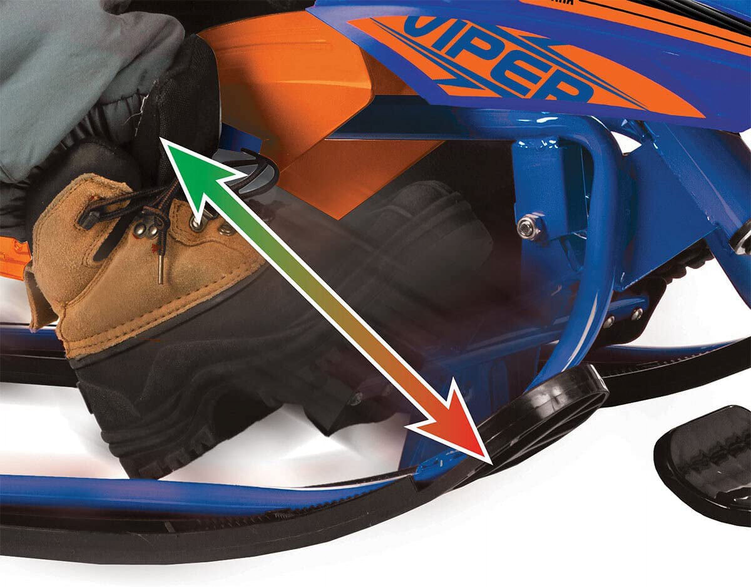 Yamaha Viper Kids Snow Bike Sled Rider, 6+ Ages, Unisex, with 