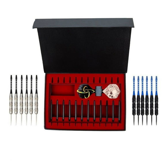 BESTSKY 12Pcs Darts Lightweight Aluminum Alloy Steel Tip Darts,Precision Engineered Darts Metal Tip Set for Competitive Play