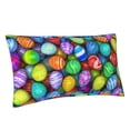 thumbnail image 2 of Easygdp Colorful Easter Eggs1 Envelope Closure Pillowcase - 20x36in, Queen Pillowcase, Breathable, Stain-Resistant, Wrinkle-Free, 2 of 9