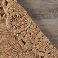 thumbnail image 6 of Woven Paths Cora 7'6" Round Solid Braided Jute Indoor Area Rug, 6 of 9