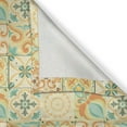thumbnail image 4 of Ambesonne Moroccan Grommet Curtain Single Panel, Italian Style Retro, 50"x60", Turquoise Yellow Green, 4 of 5