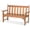 Teak, variant on Nalone Outdoor Bench, 48in HDPE Bench with Armrest for Garden, Patio, Backyard, Black