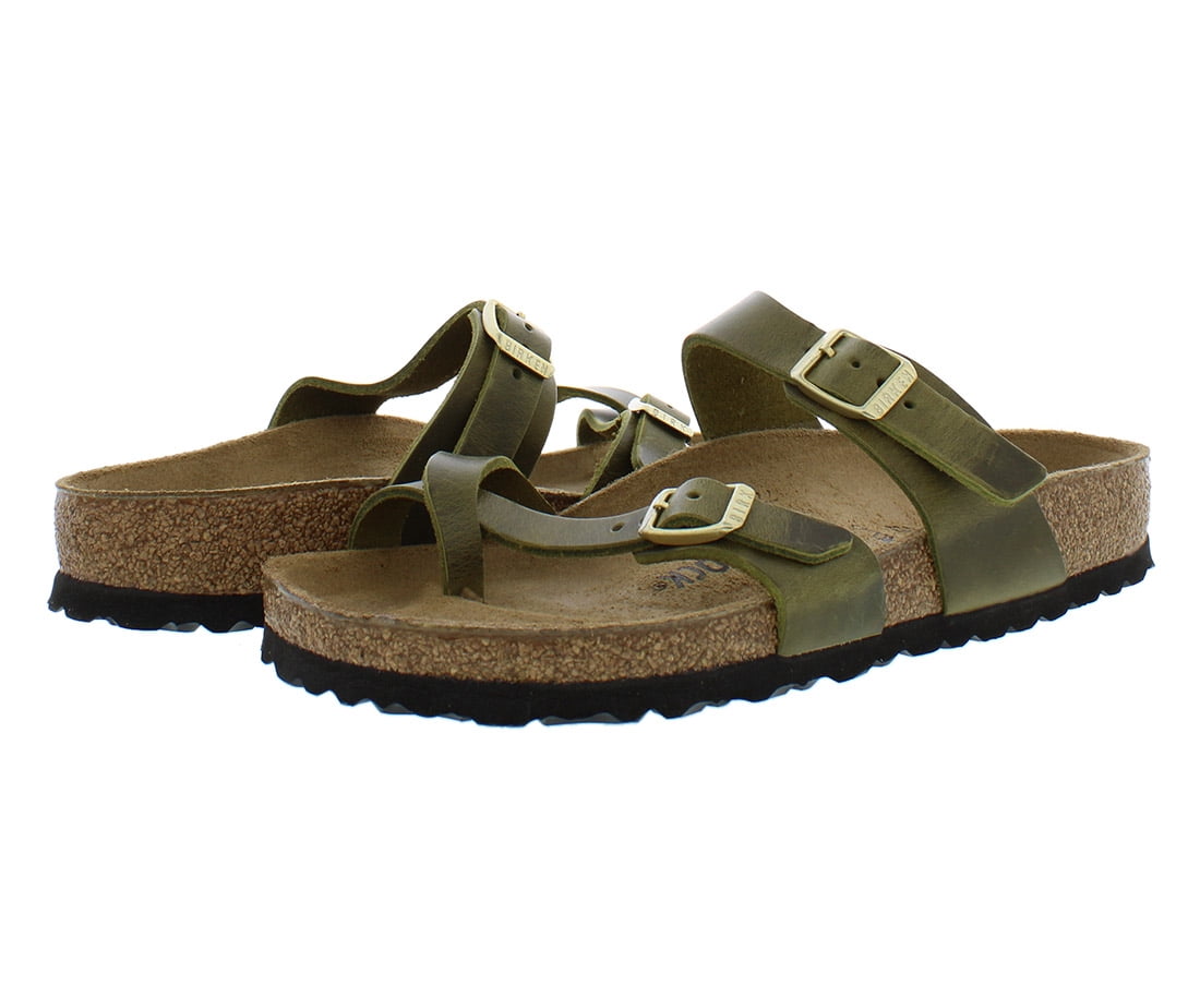 Birkenstock Mayari Unisex Shoes Size 3, Color: Olive