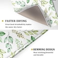 thumbnail image 6 of Green Leaves Branches Dish Drying Mat 18x24 for Kitchen Spring Leaves Botanical Dishes Pad Dish Drainer Rack Mats Absorbent Quick Dry Kitchen Decor, 6 of 6