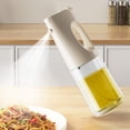 thumbnail image 4 of SomWiBe White Olive Oil Sprayer, Refillable Glass Mister Bottle for Home Kitchen Prep and Air Fryer, 4 of 7