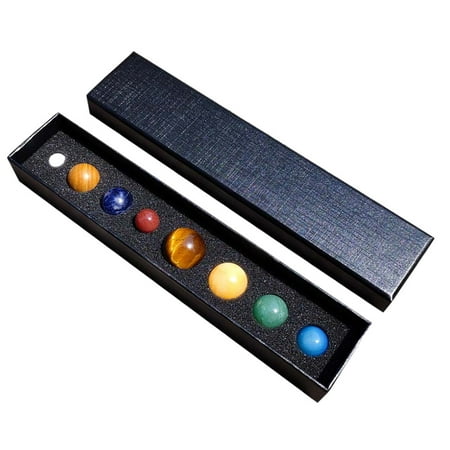 

8pcs Mineral Eight Planet Adorns Desktop Planet Ornaments Eight Planets Decors