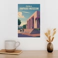 thumbnail image 3 of Morning View Wall Art Amparo Museum Puebla Mexico Vintage Travel Poster Contemporary Architecture Print Poster, 3 of 8