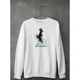 thumbnail image 3 of Bernese On Penny Farthing. Sweatshirt Women -Fab Funky Designs, Female Small, 3 of 4