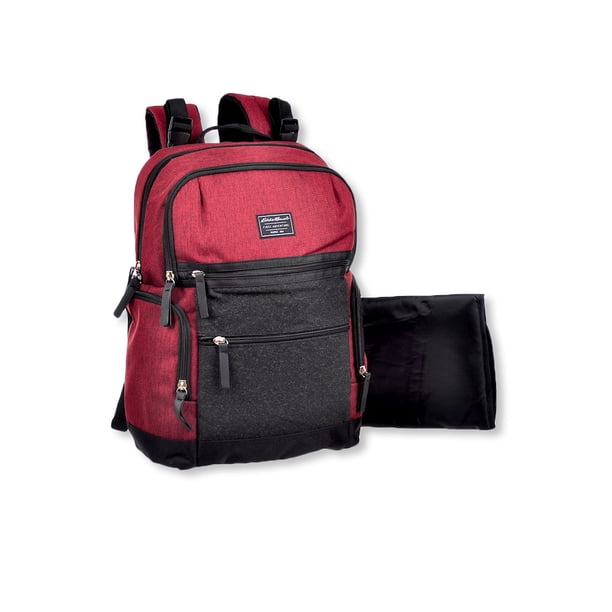 eddie bauer sport traveler diaper backpack in grey