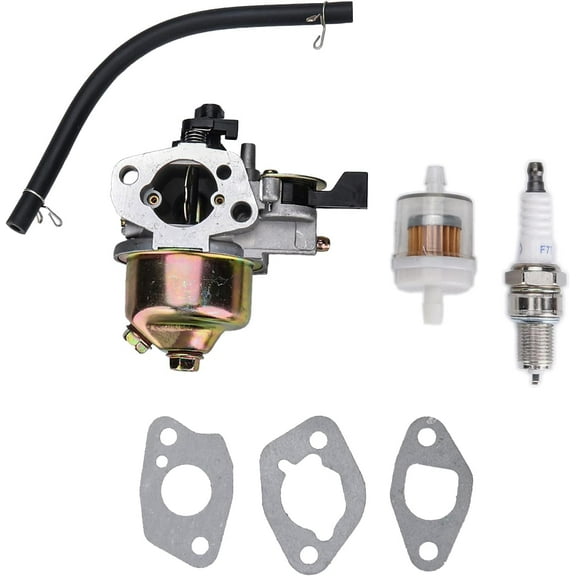Carburetor replace for Honda GXV140 GXV160 5.5HP GX200 6.5 HP Engine Harbor Freight Predator 212cc Homelite Pressure Washer 179CC 180cc with Air Filter Spark Plug Fuel Filter