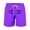 Purple, variant on CYRBOKO Boys Beach Shorts, Quick-dry Stretchy Drawstring Elastic Waist Funny Shorts for Summer Purple Size 13-14 T