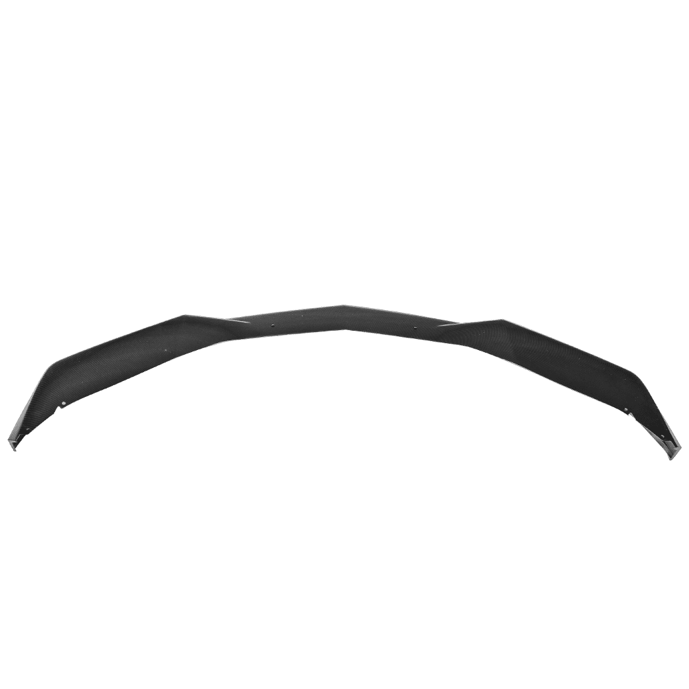 Ikon Motorsports Compatible with 16-18 Chevy Camaro  LT and RS Model Only, ZL1 Style Front Bumper Lip - Carbon Fiber Print PP
