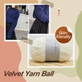 thumbnail image 3 of DALX Velvet Yarn Ball for Scarves DIY Knitting Yarns Sweater Socks Hat Crochet Thread Weaving Accessory, 3 of 7