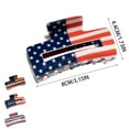 thumbnail image 3 of Independence Day Square Barrettes Rectangular Back Of Head Hair Clips For Women Party Hair Accessories, 3 of 4