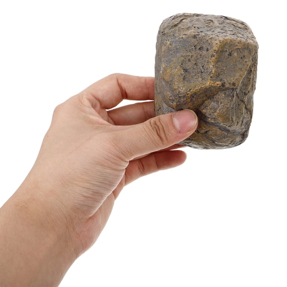 LOLIPPYY Decorative Stone Key Hider Outdoor Fake Rock for Discreet and Stylish Key Storage