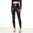 thumbnail image 4 of Gibobby Mallas Termicas Afelpadas Mujer Leggings sintética para mujer Pantalones elásticos sintética talle y pantalones cálidos(Negro, M), 4 of 5