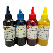 Sublimation 4x100ml Refill Ink Bottles Heat Transfer Sublimate Ink HTV for Sawgrass Epson Canon Inkjet Printers - 4 Pack