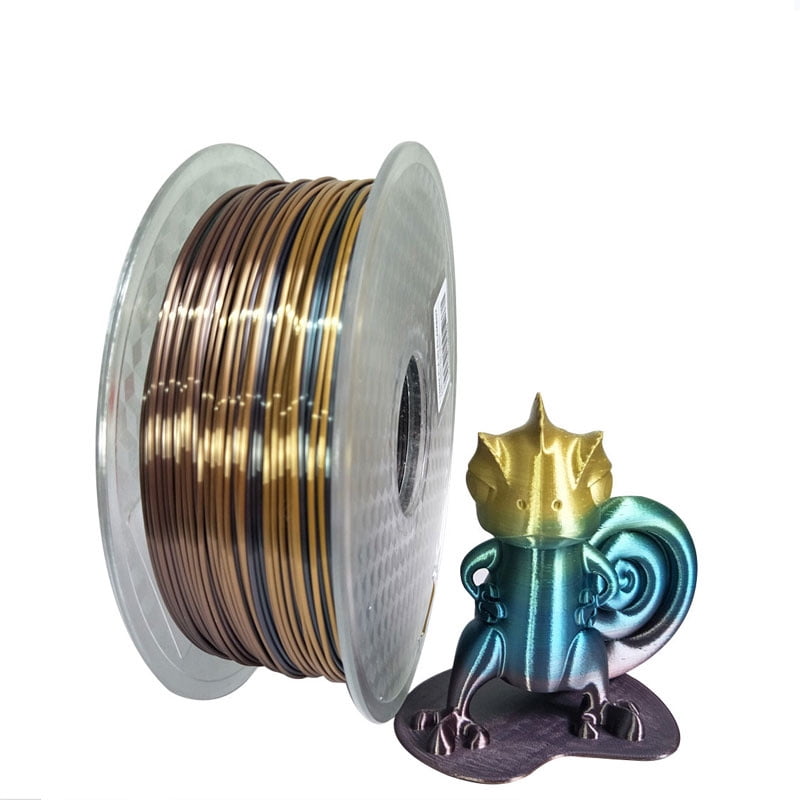 1kg Colorful Silk PLA 3d Printer Filament 1.75mm Printing Materials Multicolor Print Material
