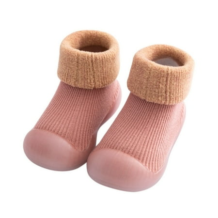 

Slippers Socks Shoes with Grips for Toddler Kids Baby Boys Girls Non-slip Moccasins Boots Warm