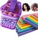 thumbnail image 4 of Ygjytge 42 Uds Varillas Rizadoras Flexibles Rodillo Rizador Mágico Herramientas De Peinado Sin Calefacción Ygjytge Para estrenar, 4 of 7