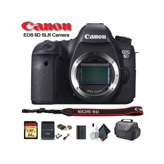 Canon EOS 6D DSLR Camera (8035B002) - Starter Bundle