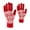 F, variant on Festive Red Gloves Winter Warm Screen Gloves Outdoor Riding Fleece Gloves O Cedar Gloves Small