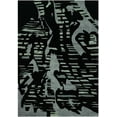 thumbnail image 1 of Couristan Rythmia Shadows Black, Grey 8' x 11' Rug, 1 of 1
