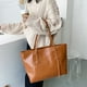 thumbnail image 4 of Bolso de gran capacidad, bolso de mujer, moderno, combinable, bolso de hombro, bolso de mano portátil, 4 of 5