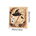 thumbnail image 5 of Under 10 Halloween Ghost Pearl Art DIY Kit, 3D Halloween Diamond Art Painting Crafts with Crystal Pearl Beads for Adults Beginner DIY Seasonal Party Gift (Witch Hat), 5 of 6