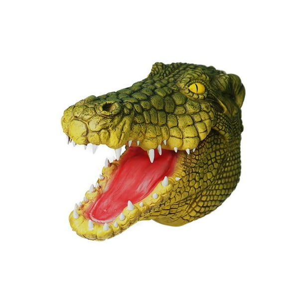 Disfraz de cosplay con máscara de dinosaurio, látex y animal
