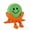 Orange, variant on Cute Hanging Sponge Holder, Drainable Kitchen Sink Organizer, Scrub Sponge Stand Storage Rack with Smiley Design, Sink Accessories (Red)